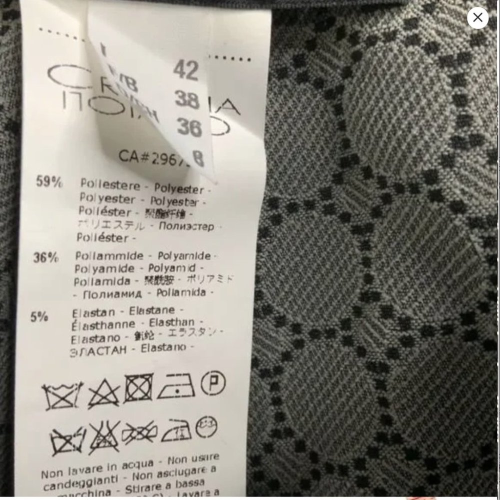 CRISTINA GAVIOLI Polymide Blend Pull On Elasticized Waist Leggings MADE IN ITALY - Picture 6 of 8